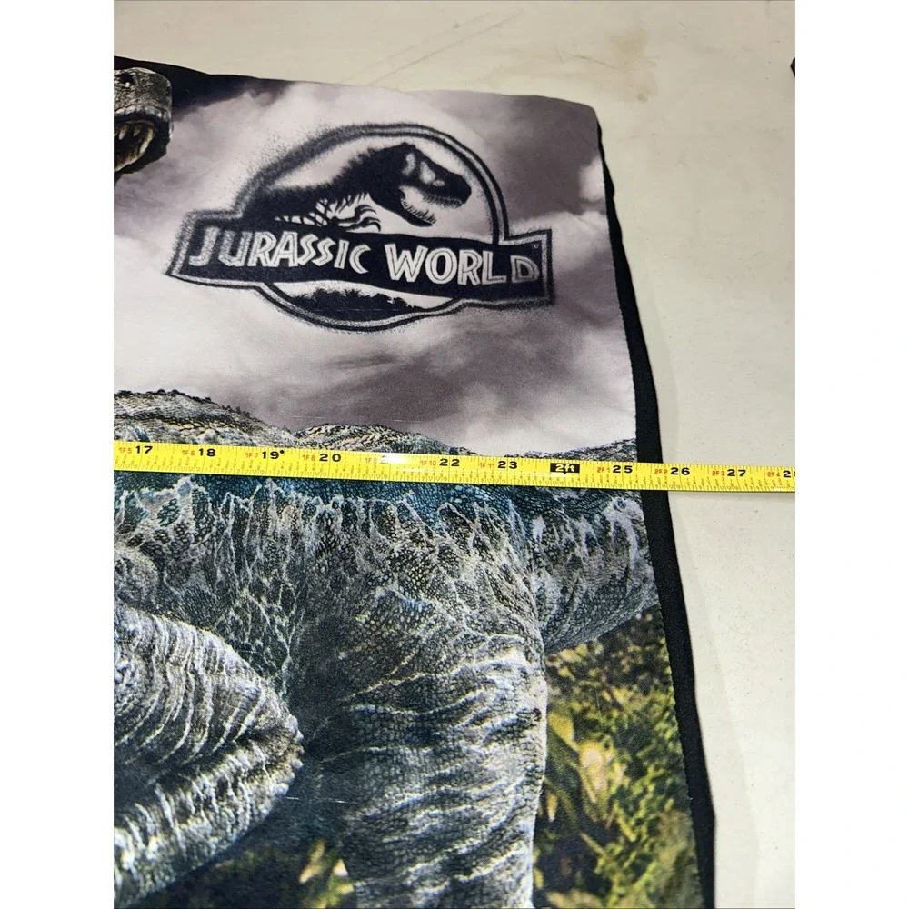 Jurassic World Dinosaur Pillowcase Standard Size 26x19 Raptor Blue Jurassic Park